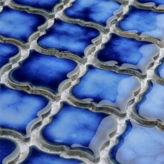 Budget π₯° Merola Tile Hudson Tangier Sapphire 12.38" X 12.5" Porcelain Mosaic Tile π― - Image 5