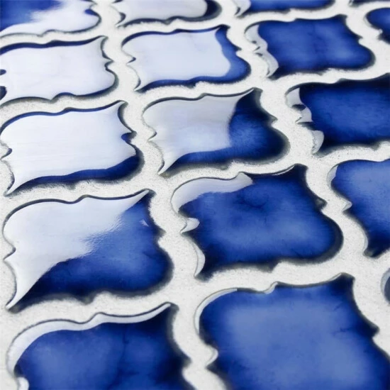 Budget π₯° Merola Tile Hudson Tangier Sapphire 12.38" X 12.5" Porcelain Mosaic Tile π― - Image 8