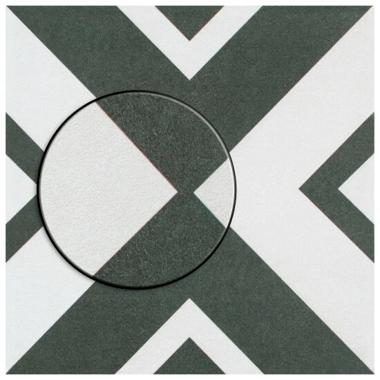 Best Pirce π Merola Tile Twenties Vertex Encaustic 7.75" X 7.75" Ceramic Floor And Wall Tile π - Image 3