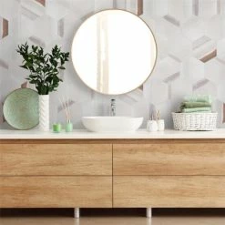 Buy π Merola Tile Matter Hex Canvas Bone Red 7-7/8" X 9" Porcelain Floor And Wall Tile - Case (10 Tiles) - Case (10 Tiles) π