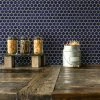 Brand new 😉 Merola Tile Tribeca Hex 1" Glossy Cobalt 11" X 12" Porcelain Mosaic Tile ⭐
