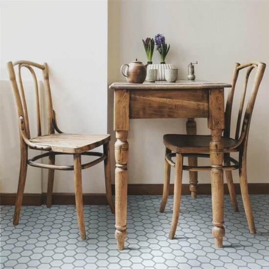 Budget π Merola Tile Hudson Due Hex 2" Silk White 12.5" X 11.25" Porcelain Mosaic Tile π