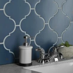 Discount 👍 Merola Tile Provenzale Lantern Bleu 8" X 8" Porcelain Floor And Wall Tile 🧨