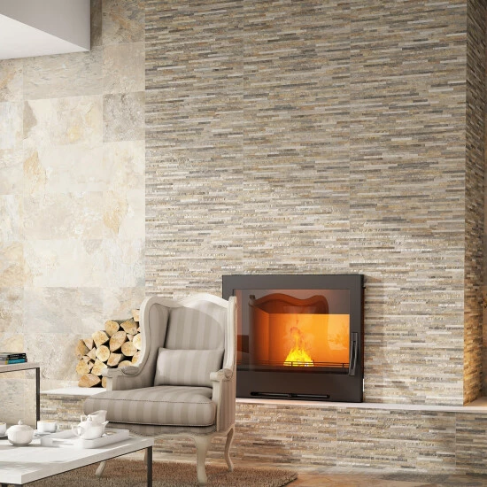 Deals π Merola Tile Muro Ardesia Ocre 12.5" X 24.5" Porcelain Wall Tile π