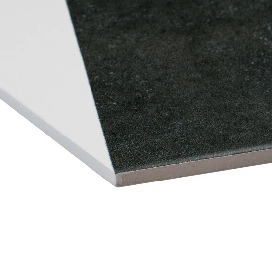 New βοΈ Merola Tile Peak Hex Blanco Encaustic 8.63" X 9.86" Porcelain Floor And Wall Tile β€οΈ - Image 5