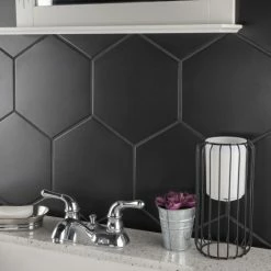 Best Pirce β€οΈ Merola Tile Textile Hex Black 8.63" X 9.86" Porcelain Floor And Wall Tile π 14 Best Pirce β€οΈ Merola Tile Textile Hex Black 8.63" X 9.86" Porcelain Floor And Wall Tile π -Merola Tile Shop unnamed file 434