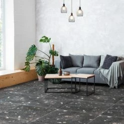 Cheap 🛒 Merola Tile Sonar Black 25-5/8" X 25-5/8" Porcelain Floor And Wall Tile 🧨