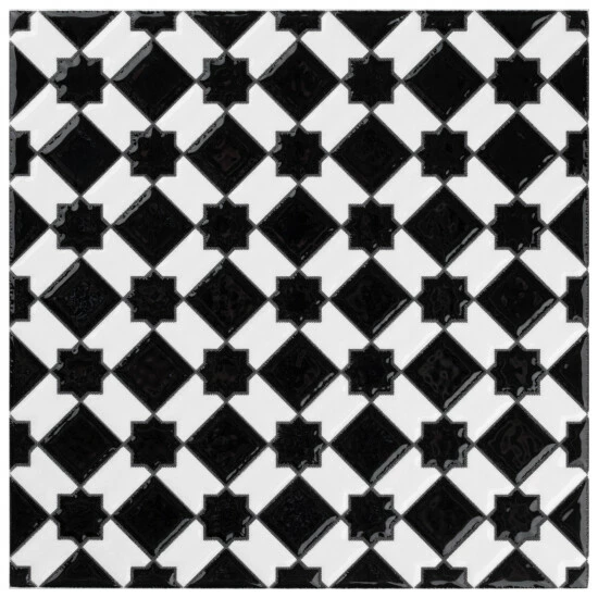 Best reviews of π Merola Tile Sevillano Giralda Checker 7.86" X 7.86" Ceramic Wall Tile π - Image 2