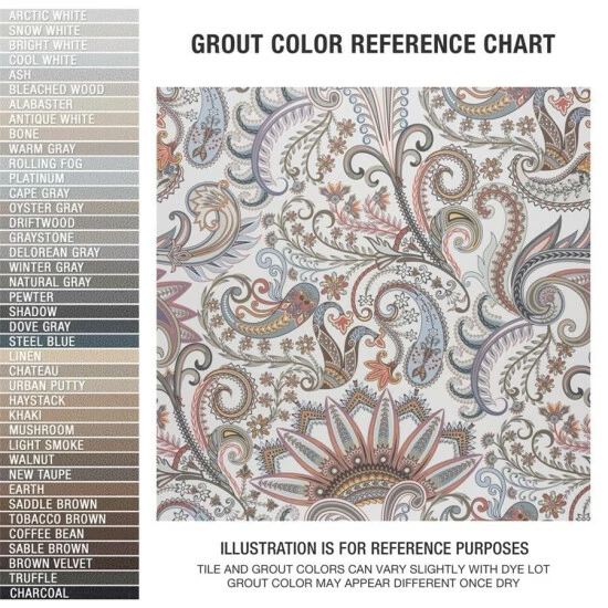 Cheapest β Merola Tile Imagine Tapestry Paisley 19-3/8" X 19-3/8" Porcelain Floor And Wall Tile β - Image 3