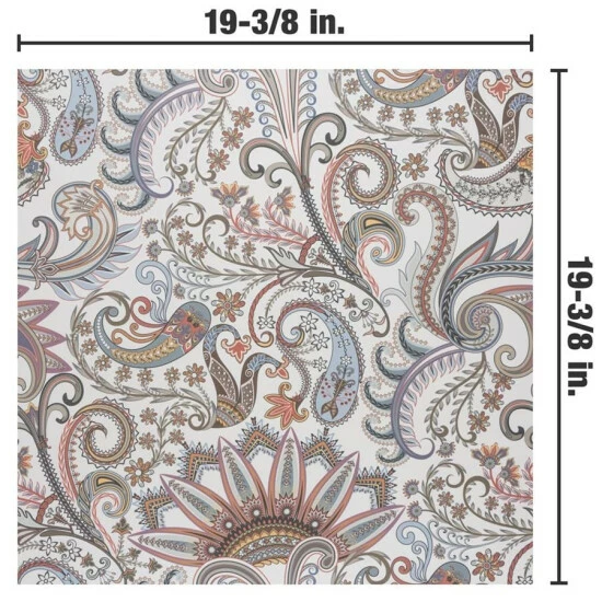 Cheapest β Merola Tile Imagine Tapestry Paisley 19-3/8" X 19-3/8" Porcelain Floor And Wall Tile β - Image 4