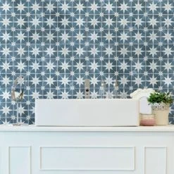 Budget π Merola Tile Harmonia Kings Star Sky 13" X 13" Ceramic Floor And Wall Tile π₯°