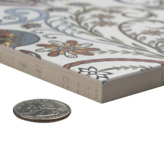 Cheapest β Merola Tile Imagine Tapestry Paisley 19-3/8" X 19-3/8" Porcelain Floor And Wall Tile β - Image 5