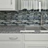 Promo 🌟 Merola Tile Spectrum Piano Mariana 12" X 12" Glass Mosaic Tile 👍