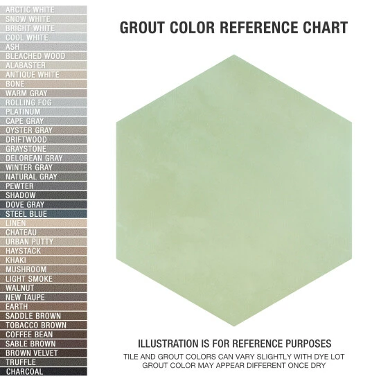 Hot Sale π Merola Tile Horizon Hex Verde 7-3/4" X 9" Ceramic Floor And Wall Tile π - Image 6