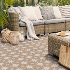 Wholesale 🎉 Merola Tile Compass Star Sand Stone 8" X 8" Porcelain Floor And Wall Tile 🔔