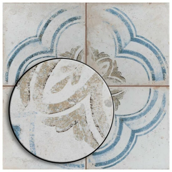Cheapest 𧨠Merola Tile Kings Root Blossom 17.75x17.75-inch Ceramic Floor And Wall Tile - CASE π 3 Cheapest 𧨠Merola Tile Kings Root Blossom 17.75x17.75-inch Ceramic Floor And Wall Tile - CASE π - Image 3