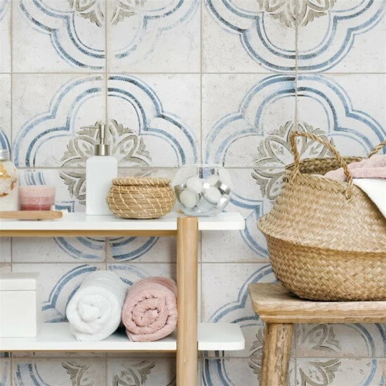 Cheapest 𧨠Merola Tile Kings Root Blossom 17.75x17.75-inch Ceramic Floor And Wall Tile - CASE π 6 Cheapest 𧨠Merola Tile Kings Root Blossom 17.75x17.75-inch Ceramic Floor And Wall Tile - CASE π - Image 6