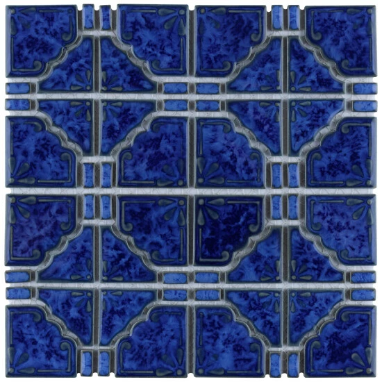 Flash Sale π₯° Merola Tile Moonbeam Blue Cloud 11.75" X 11.75" Porcelain Mosaic Tile π - Image 2