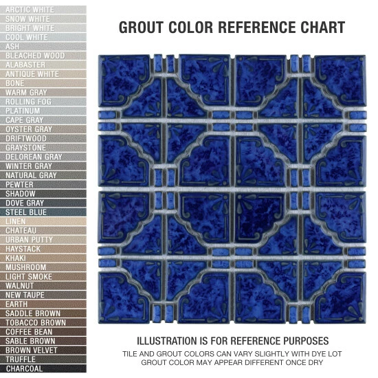 Flash Sale π₯° Merola Tile Moonbeam Blue Cloud 11.75" X 11.75" Porcelain Mosaic Tile π - Image 3