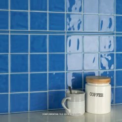 Buy ✨ Merola Tile Twist Square Blue Sky 11.75" X 11.75" Ceramic Mosaic 🧨