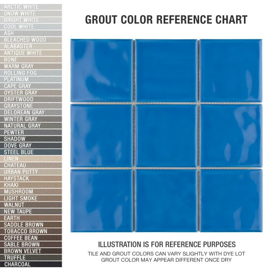 Buy ⨠Merola Tile Twist Square Blue Sky 11.75" X 11.75" Ceramic Mosaic 𧨠- Image 3