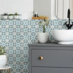 Deals 💯 Merola Tile Archivo Bakula Encaustic 4.86" X 4.86" Ceramic Floor And Wall Tile ⌛