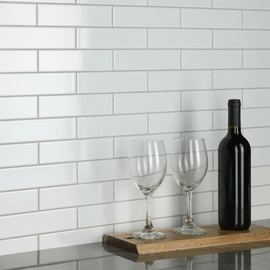 Flash Sale π Merola Tile Metro Soho Subway Glossy White 1.75" X 7.75" Porcelain Floor And Wall Tile π₯° - Image 8