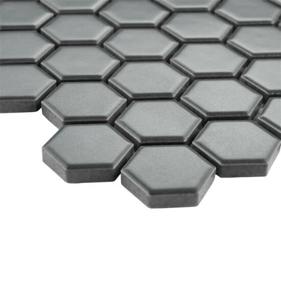 Cheapest π Merola Tile 10.25 X 11.75-Inch Renova Hex Matte Grey Porcelain Mosaic Floor And Wall Tile π€© - Image 5