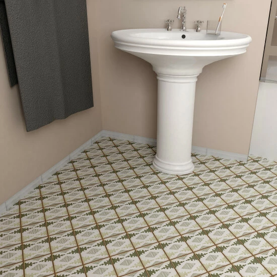 Hot Sale β¨ Merola Tile Archivo Mandir Encaustic 4.86" X 4.86" Ceramic Floor And Wall Tile β€οΈ