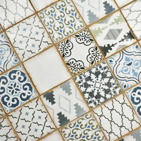 Hot Sale β¨ Merola Tile Archivo Mandir Encaustic 4.86" X 4.86" Ceramic Floor And Wall Tile β€οΈ - Image 5