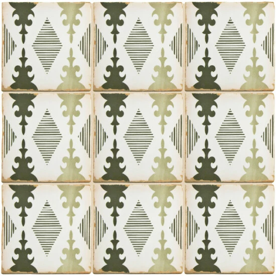 Hot Sale β¨ Merola Tile Archivo Mandir Encaustic 4.86" X 4.86" Ceramic Floor And Wall Tile β€οΈ - Image 6