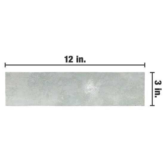 Budget π Merola Tile Biarritz Green 3" X 11-7/8" Ceramic Wall Tile - Case (22 Tiles) βοΈ - Image 5