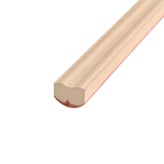 Best deal π Merola Tile Twist Red Cherry .5" X 11.75" Cana Cigarro Ceramic Wall Trim Tile - (1 Tile) π - Image 4