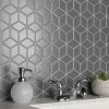 Best reviews of ✨ Merola Tile Metro Rhombus Matte Grey 10.5" X 12.13" Porcelain Mosaic Tile 🔥