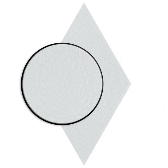 Coupon π₯° Merola Tile Rhombus White 5.5" X 9.5" Porcelain Floor And Wall Tile π - Image 3