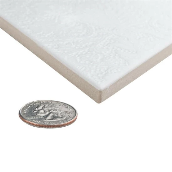 Coupon π₯° Merola Tile Rhombus White 5.5" X 9.5" Porcelain Floor And Wall Tile π - Image 5