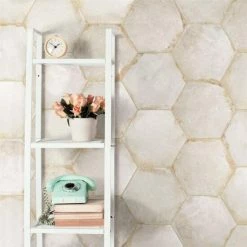 Discount 🛒 Merola Tile D'Anticatto Hex Bianco 11" X 12.63" Porcelain Floor And Wall Tile 🧨