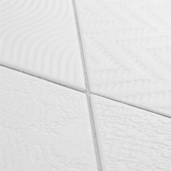 Coupon π₯° Merola Tile Rhombus White 5.5" X 9.5" Porcelain Floor And Wall Tile π - Image 8