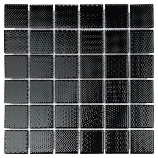 Hot Sale β Merola Tile Celadon Graphite 1.63" X 1.63" Porcelain Mosaic Tile π - Image 2