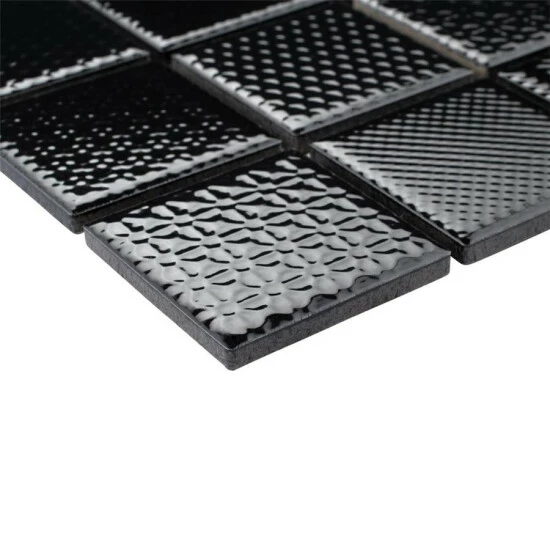 Hot Sale β Merola Tile Celadon Graphite 1.63" X 1.63" Porcelain Mosaic Tile π - Image 5