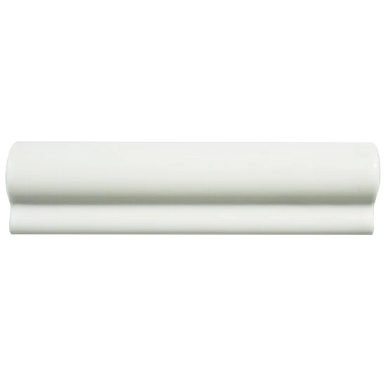 Deals β¨ Merola Tile Santorini Blanco 2" X 7.86" London Chair Rail Ceramic Wall Trim Tile - (1 Tile) π