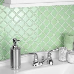 Budget π Merola Tile Hudson Tangier Light Green 12.38" X 12.5" Porcelain Mosaic Tile β€οΈ