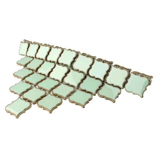 Budget π Merola Tile Hudson Tangier Light Green 12.38" X 12.5" Porcelain Mosaic Tile β€οΈ - Image 7