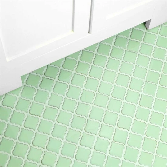 Budget π Merola Tile Hudson Tangier Light Green 12.38" X 12.5" Porcelain Mosaic Tile β€οΈ - Image 8