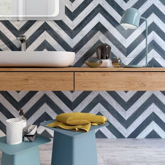 Discount π Merola Tile Cassis Sete Black 9-3/4 In. X 9-3/4 In. X 11mm Porcelain Floor And Wall Tile π