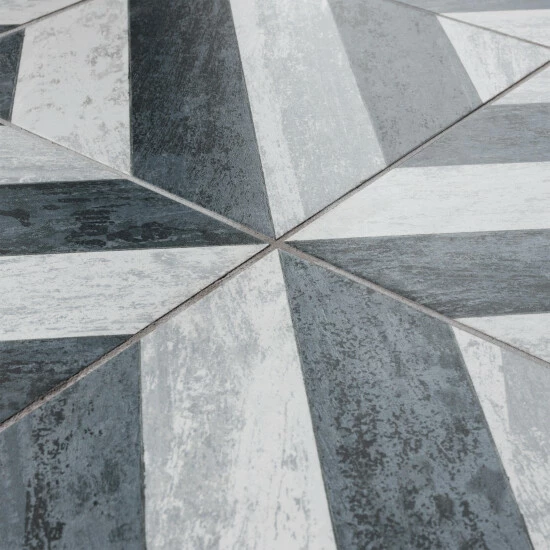 Discount π Merola Tile Cassis Sete Black 9-3/4 In. X 9-3/4 In. X 11mm Porcelain Floor And Wall Tile π - Image 6