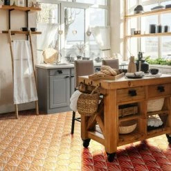 Hot Sale 🤩 Merola Tile Horizon Dusk Hex Mostaza 7-3/4 X 9 Ceramic Floor And Wall Tile ⌛