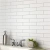 Deals 😉 Merola Tile Metro Soho Subway Matte White 1.75" X 7.75" Porcelain Floor And Wall Tile 😉