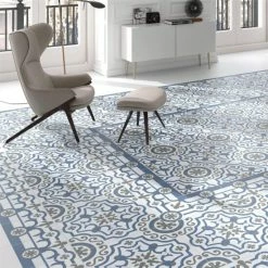 Discount 🎁 Merola Tile Hidraulico Ducados Encaustic 9.75" X 9.75" Porcelain Floor And Wall Tile 🛒