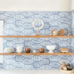 Brand new 😍 Merola Tile Royal Garden Provenzal Blue 6-1/4" X 12-3/4" Porcelain Floor And Wall Tile - Case (20 Tiles) - Case (20 Tiles) ✨